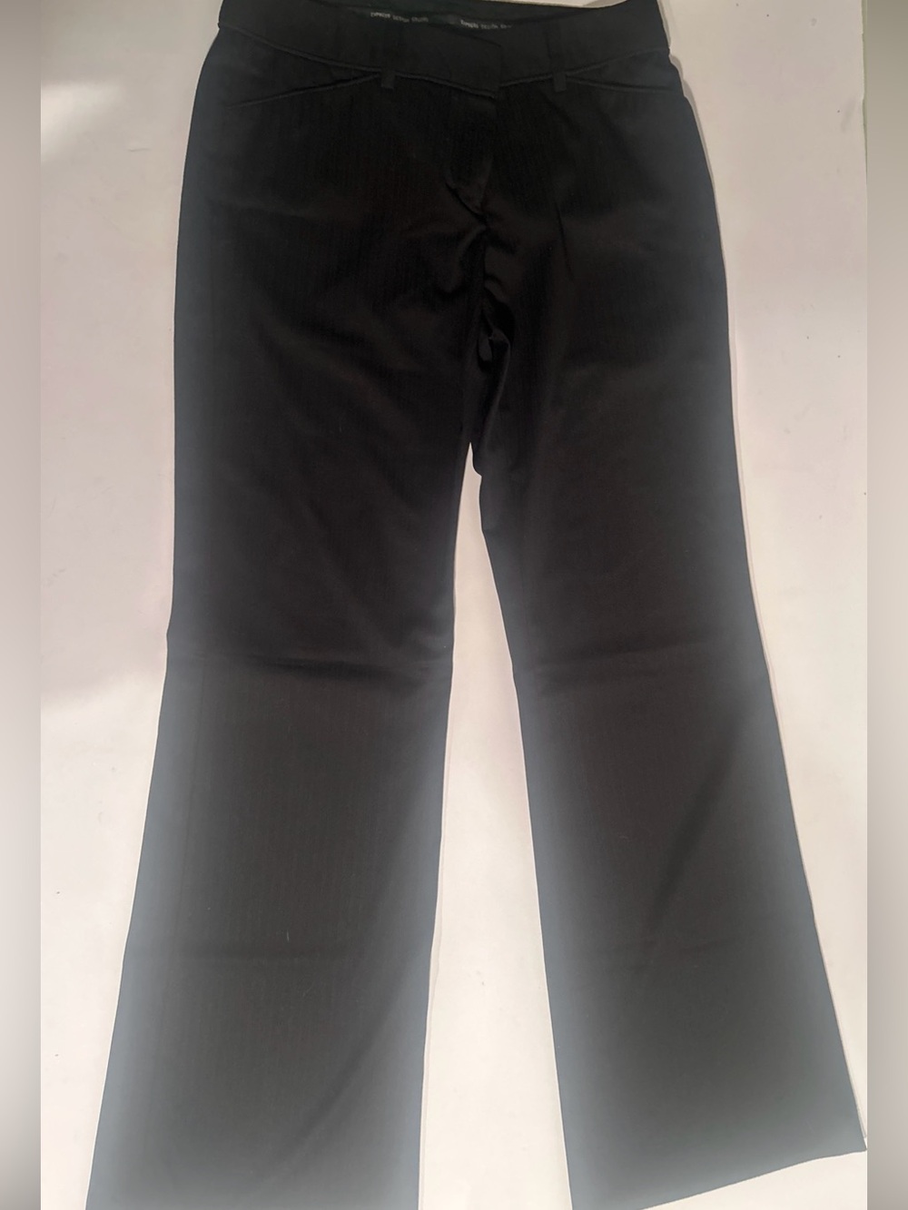 Express Design Studio Editor Black Slacks Women Size 6R Trouser Pants